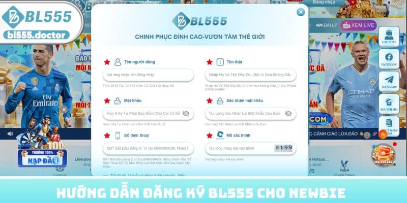 Hướng dẫn đăng ký BL555 cho newbie