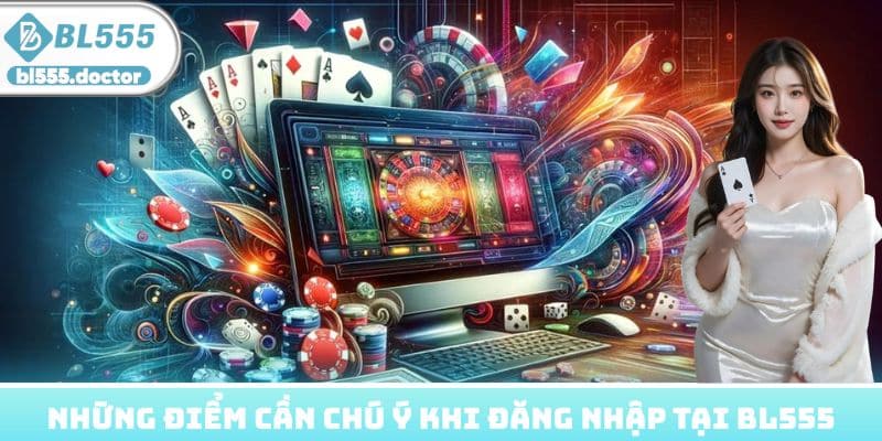 Những điểm cần chú ý khi đăng nhập tại BL555